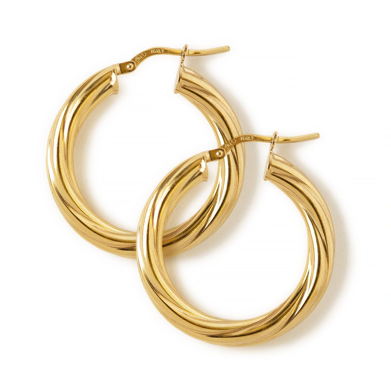 Twisted Tie Hoops